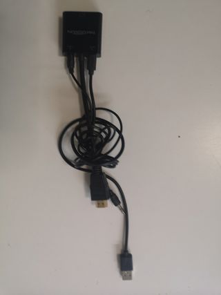  2 Cables conexion VGA a HDMI