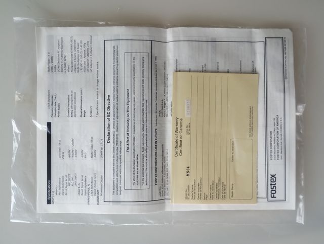 Fostex Mixer MN 04 - NUEVO