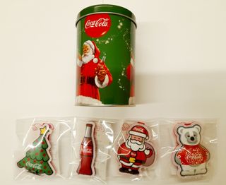 Decorazioni Natalizie Coca Cola + barattolo