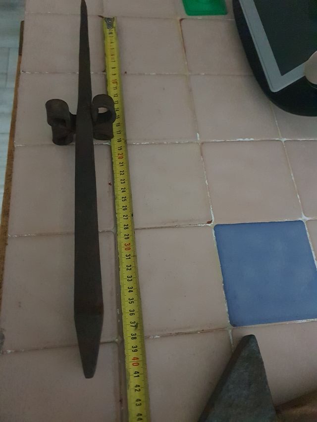 Antigua herramienta de herreria