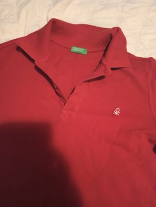 Polo rossa Benetton