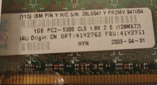 RAM DDR2 Servidor IBM LENOVO 41Y2762