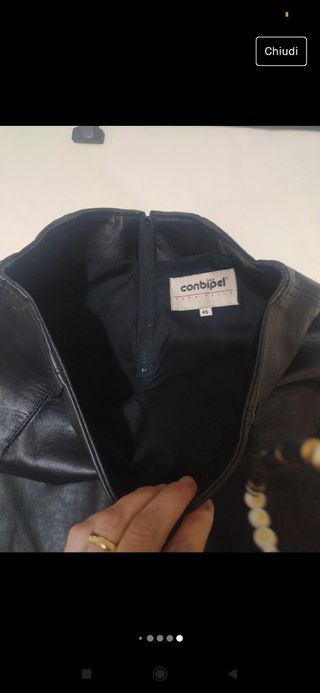 Gonna in pelle Conbipel