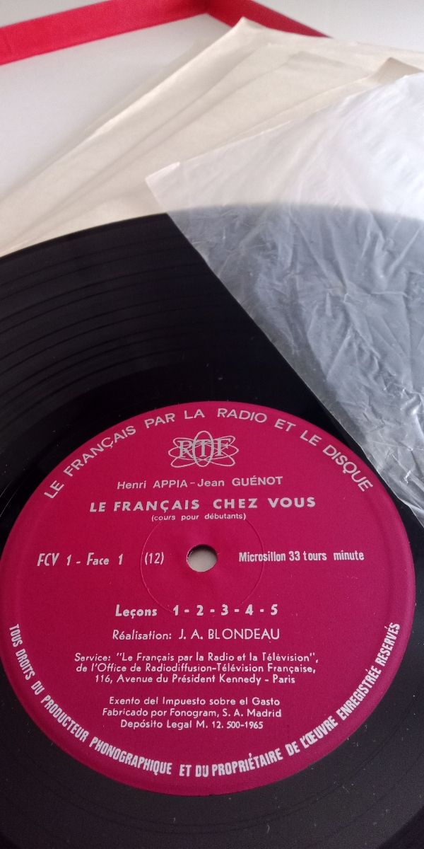 Curso de frances de 1965