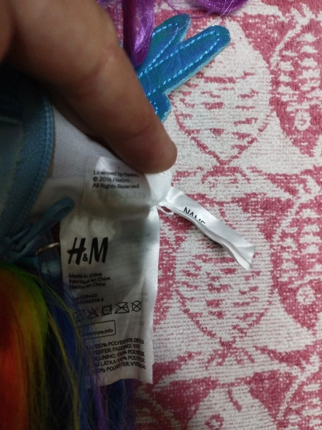 Peluche monedero My Little Pony.