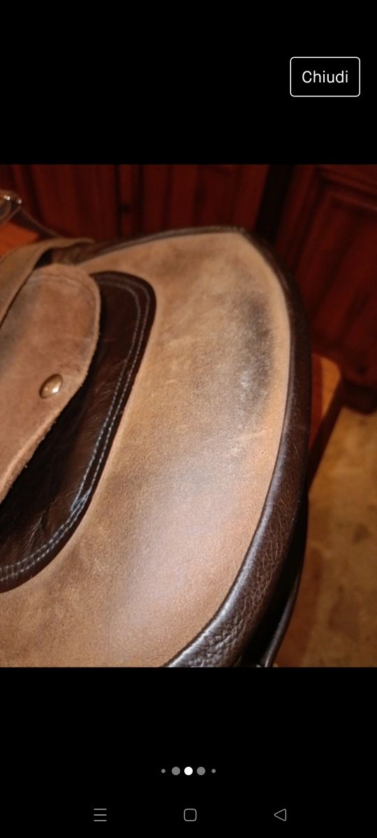 Borsa in vera pelle e cuoio