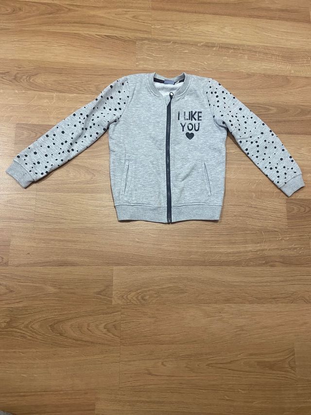 Sudadera gris Lupilu Talla 4-6 años