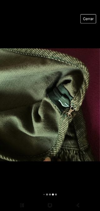 Falda de micro pana talla 38 Zara TRF