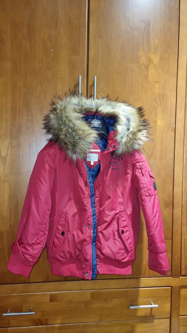 Chaqueta Pepe Jeans granate para niños 10, 12 años