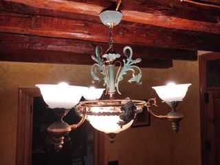 Lámpara de techo en bronce. Oportunidad