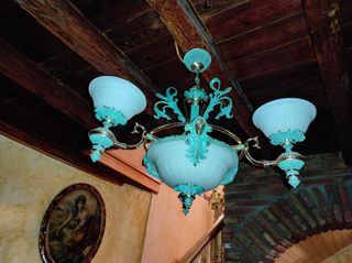 Lámpara de techo en bronce. Oportunidad