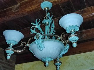 Lámpara de techo en bronce. Oportunidad