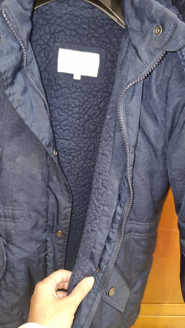 Chaqueta para niño con forro polar 7-8años