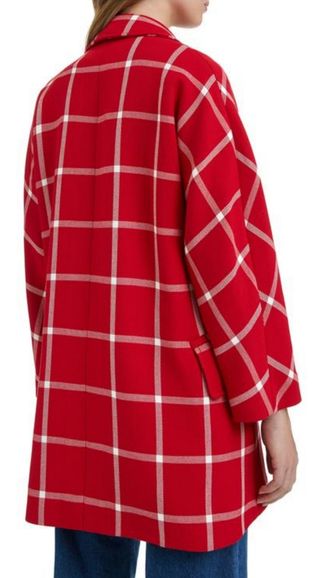 Chaquetón rojo de cuadros Bimba y Lola S