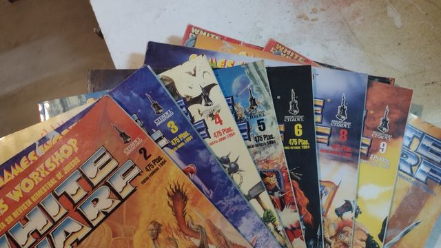 Revistas Warhammer White Dwarf antiguas