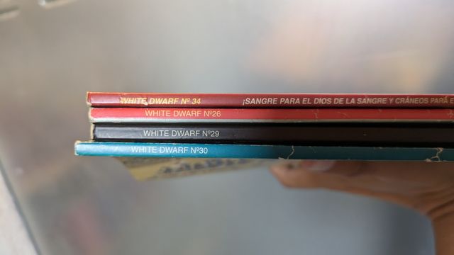 Revistas Warhammer White Dwarf antiguas