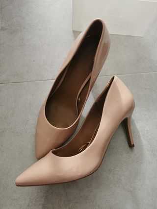 Zapatos tacón nude 40