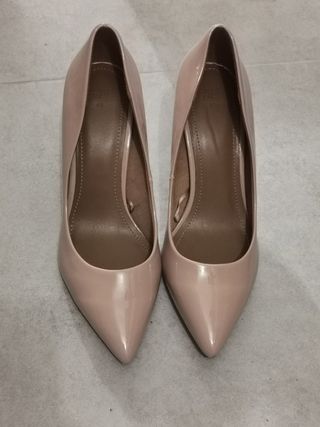 Zapatos tacón nude 40