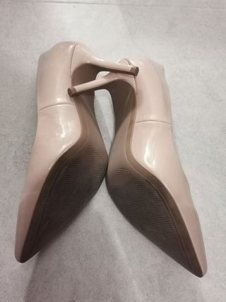 Zapatos tacón nude 40