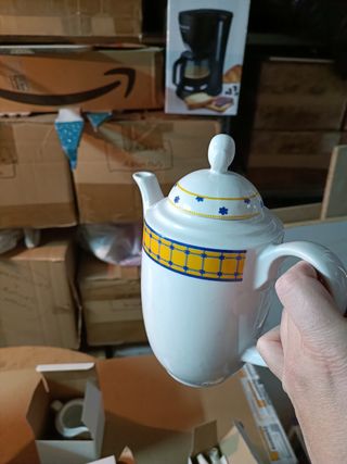 JUEGO DE CAFE Y TE PORCELANA