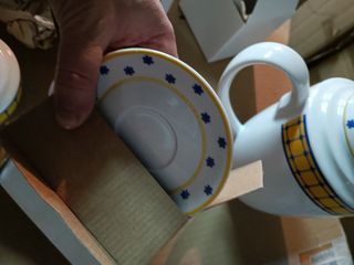 JUEGO DE CAFE Y TE PORCELANA