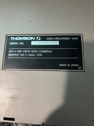 Video VHS Thomson