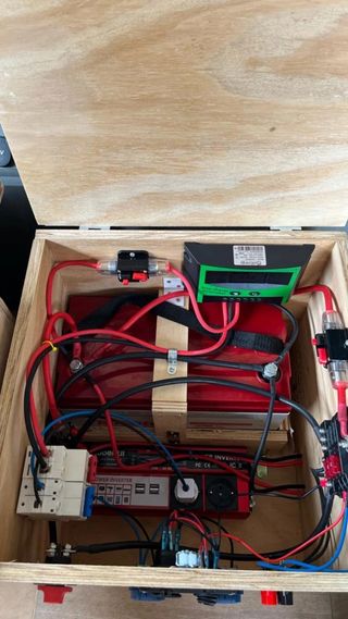 Central energía solar portátil