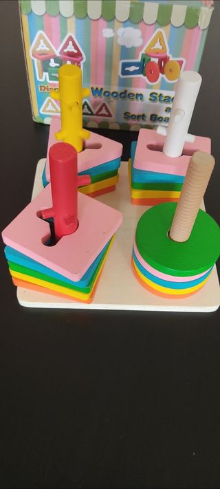Juguete educativo madera 