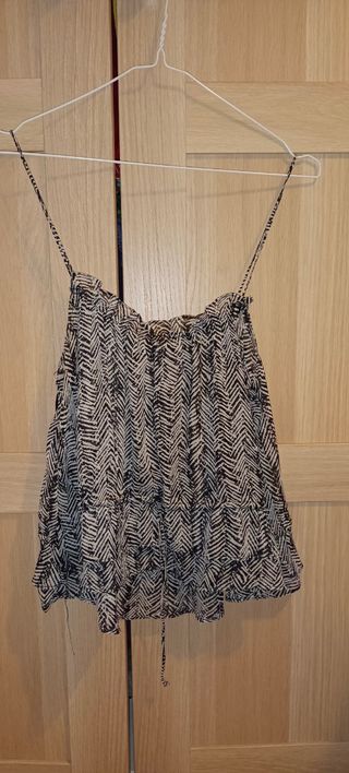 Lote cuatro tops mango y zara talla s y xs 