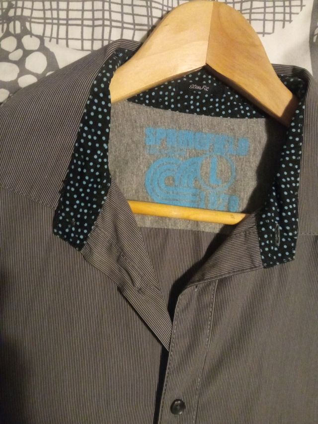 Camisa manga corta caballero.