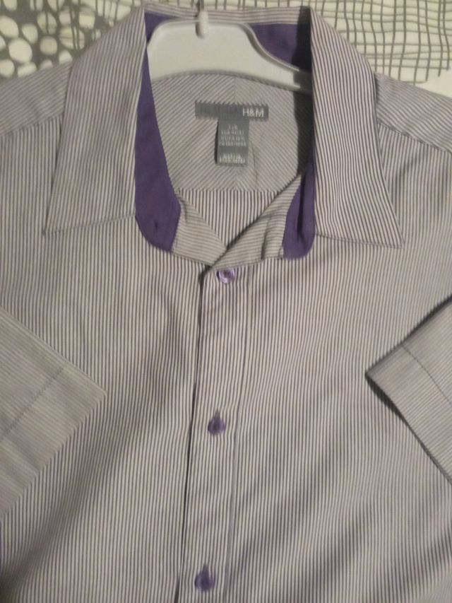Camisa caballero manga corta.