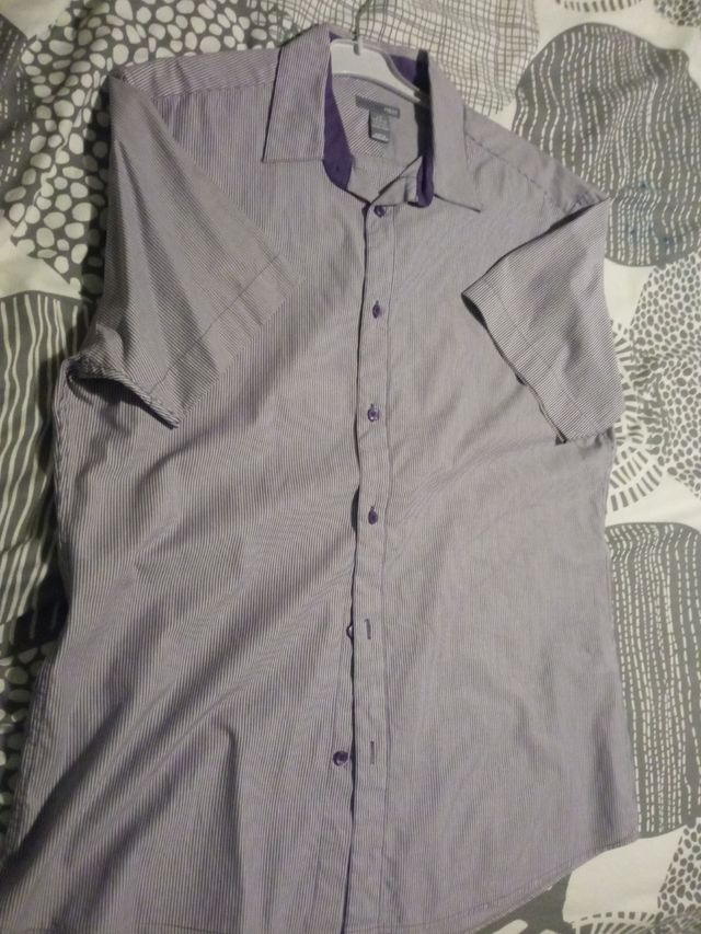 Camisa caballero manga corta.