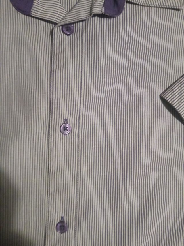 Camisa caballero manga corta.