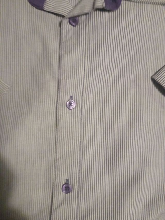 Camisa caballero manga corta.