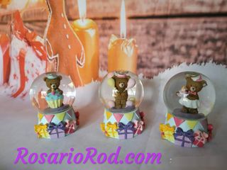 Bolas de Navidad agua