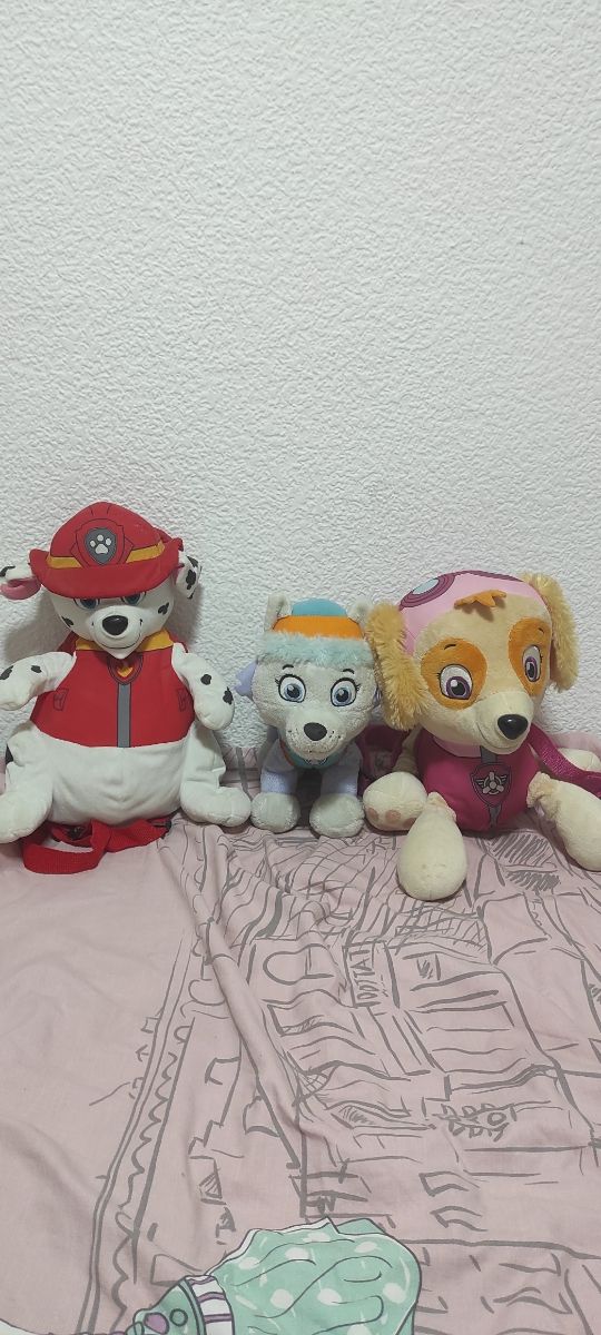 Peluches mochila patrulla canina
