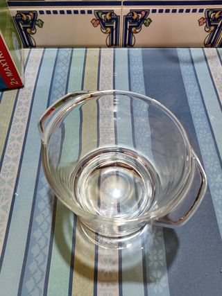 Cubitera de cristal vintage