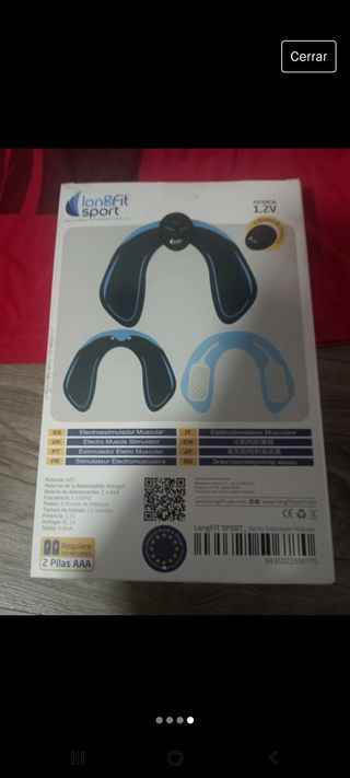 Electroestimulador muscular