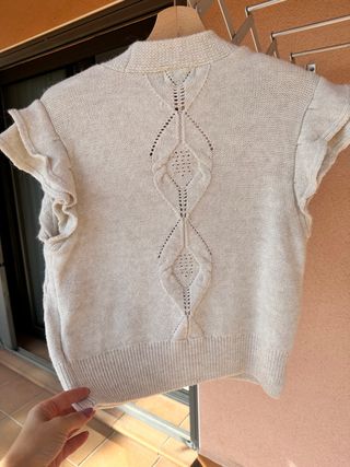 chaleco lana mujer