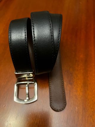 Cinturón de piel niño, 76 cm