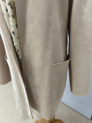 Chaqueta de antelina