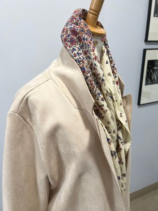 Chaqueta de antelina