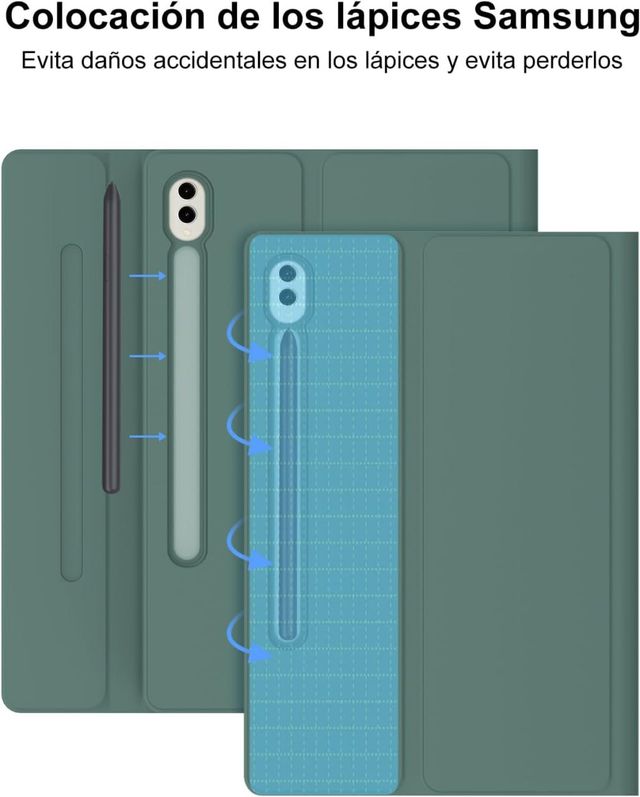 FUNDA CON TECLADO PARA GALAXY TAB S9 PLUS