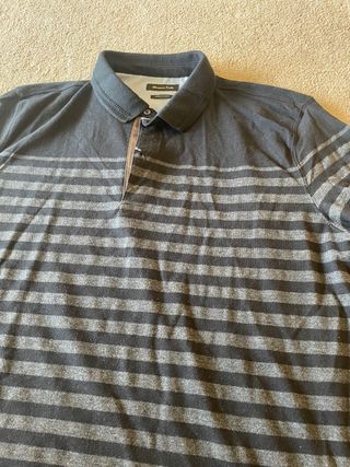 Polo rayas azul Massimo Dutti