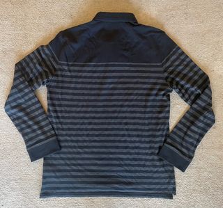 Polo rayas azul Massimo Dutti