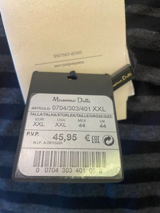 Polo rayas azul Massimo Dutti