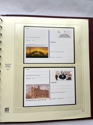 Álbum Tarjetas Postales Alemania 1985/2001 Nuevas