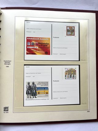 Álbum Tarjetas Postales Alemania 1985/2001 Nuevas