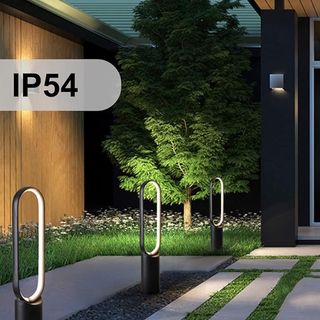 🟢Lampara de Pie Farola Exterior Jardín 10W 3500K