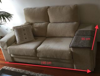 SALÓN MUEBLE-SOFA RELAX CON TABURETES-MESA-SILLAS